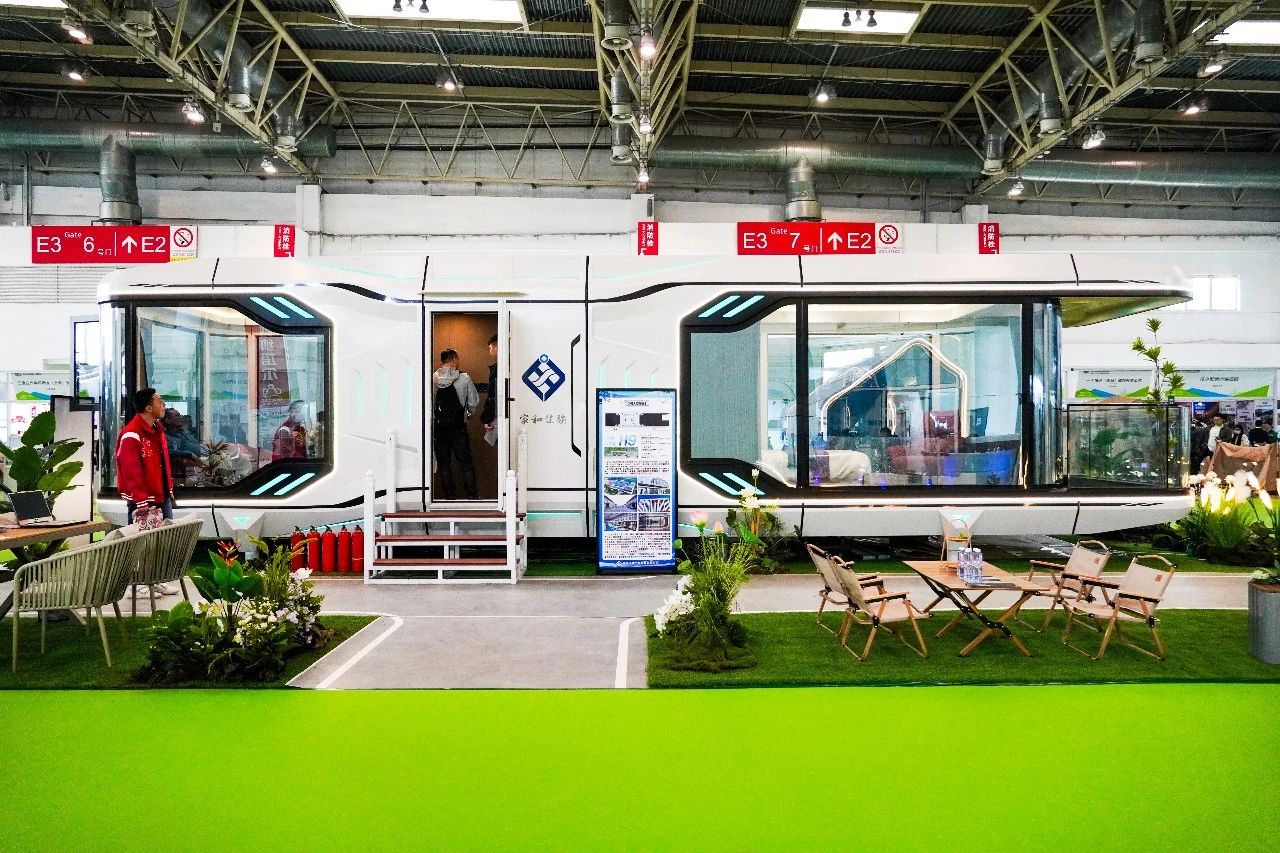 China Container House  | Container House Prefab Houses Jiaqiang Space Capsule | Beijing International Outdoor Camping Exhibition