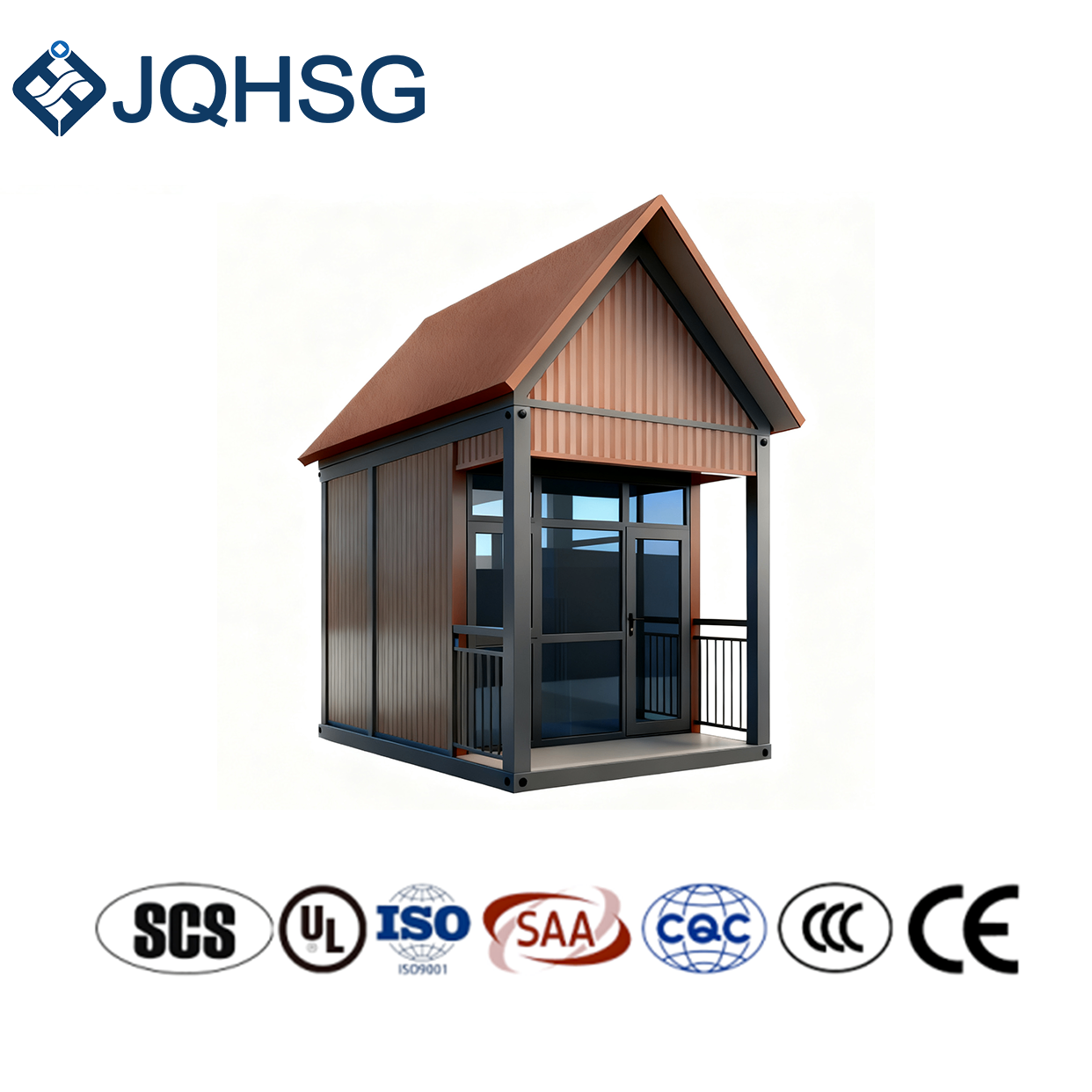 A-frame roof container house