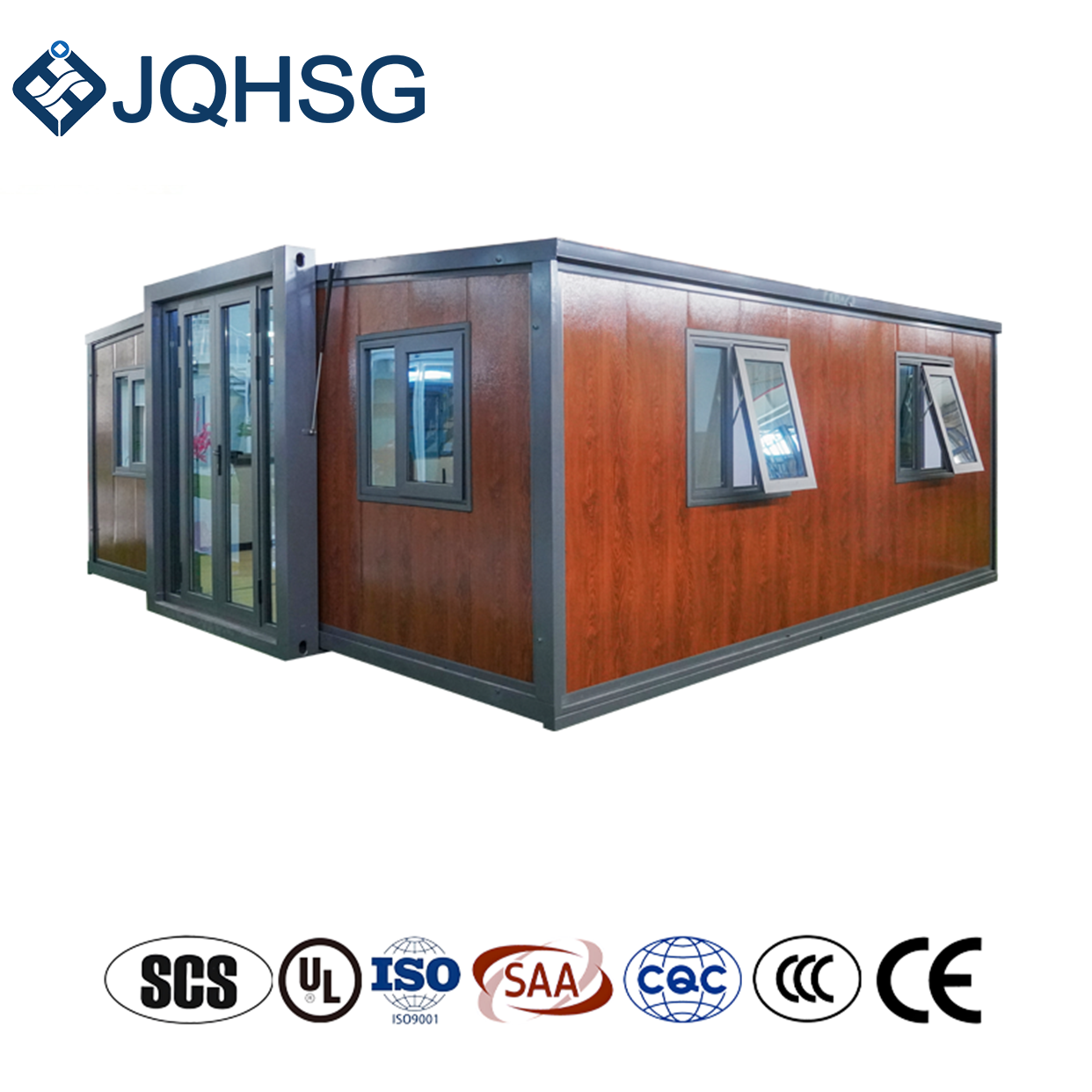 20 ft luxury living 2 bedroom modern prefab modular folding house tiny container home customized expandable container home house