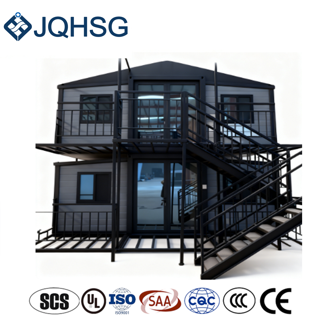 Ready-Made 3-in-1 Expandable Luxury Flat Pack Folding Container House 20ft & 40ft Prefab Office for Apartment Use