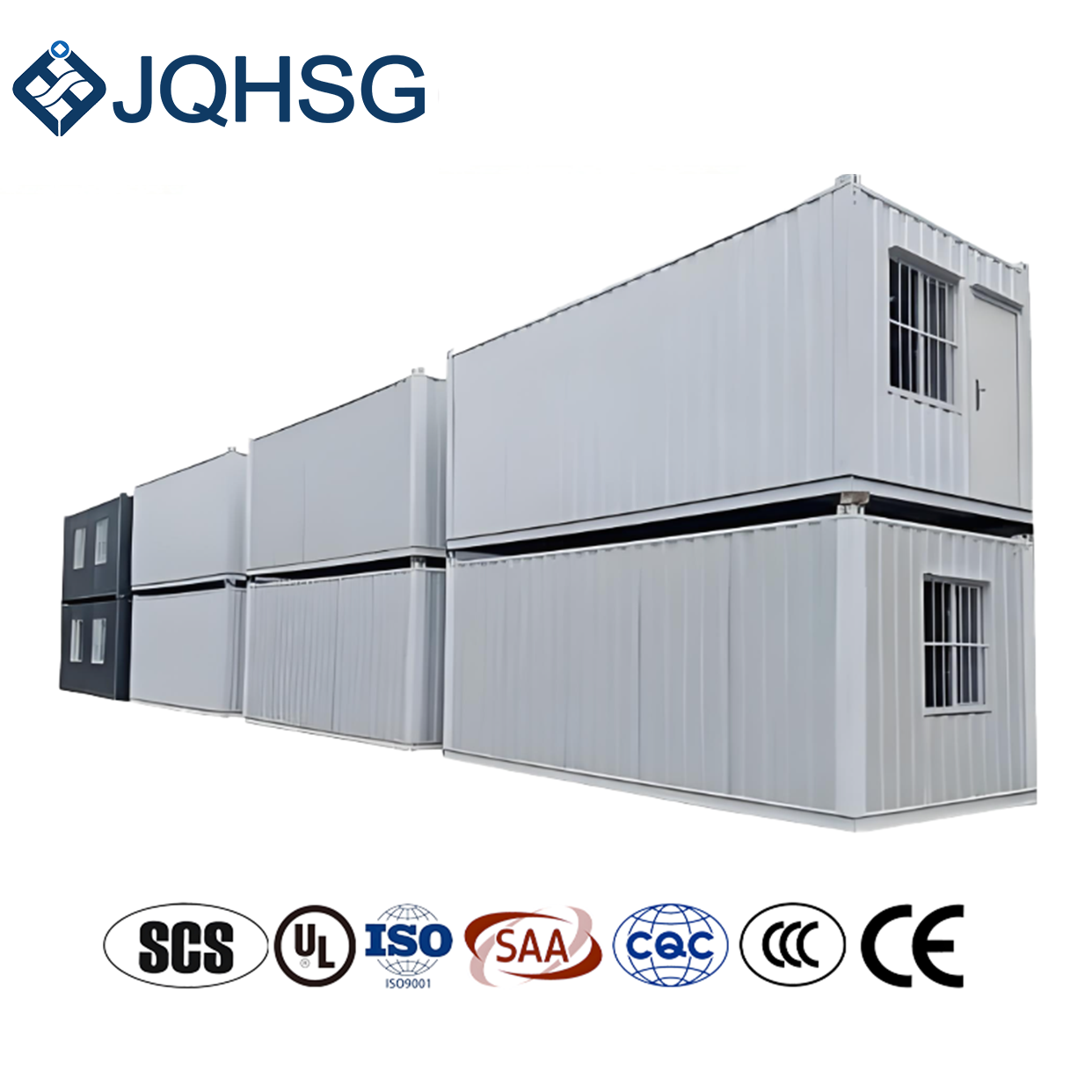 Two story flat bottomed folding house