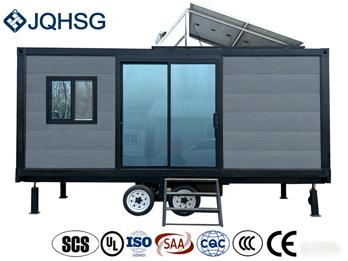 House Trailer & Telescopic Support Rod